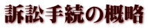 訴訟手続の概略