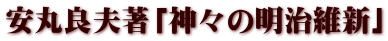 安丸良夫著「神々の明治維新」