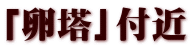 「卵塔」付近