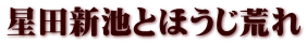 星田新池とほうじ荒れ