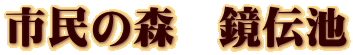 市民の森　鏡伝池