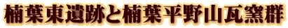 楠葉東遺跡と楠葉平野山瓦窯群