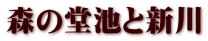 森の堂池と新川